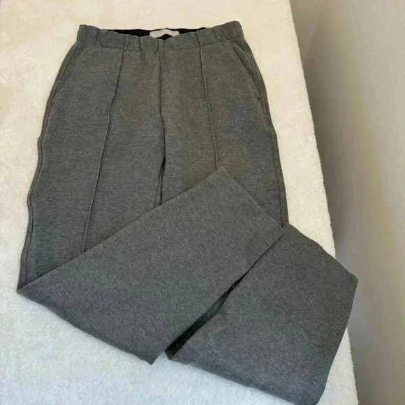 Everlane The Dream Pant XS Heather Grey Charcoal Tapered Tailored Stretch - Picture 4 of 16